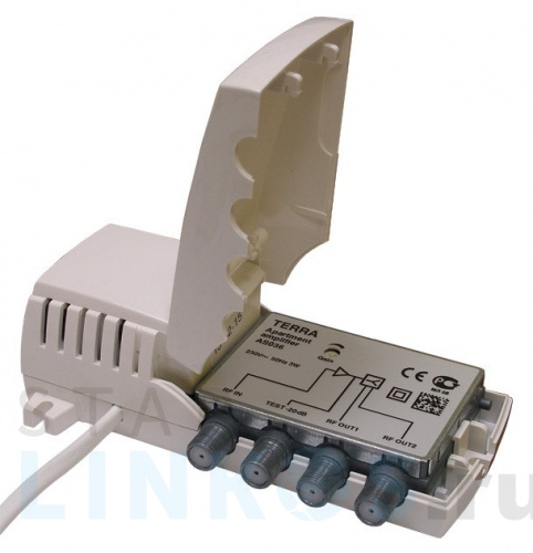 Купить Усилитель домовой 1-69к. 23дБ 103дБмВ Terra AS036 2 выхода за 1 670 руб. в Туле Купить с доставкой Усилитель домовой 1-69к. 23дБ 103дБмВ Terra AS036 2 выхода в Туле