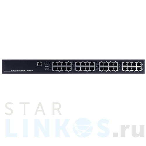 Купить с доставкой 16-портовый управляемый Gigabit Ethernet PoE-инжектор Osnovo Midspan-16/250RGM в Туле фото 2