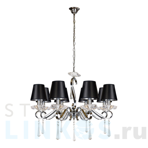 Купить Подвесная люстра iLamp Stella RM1684/8CR за 30 590 руб. в Туле Купить с доставкой Подвесная люстра iLamp Stella RM1684/8CR в Туле