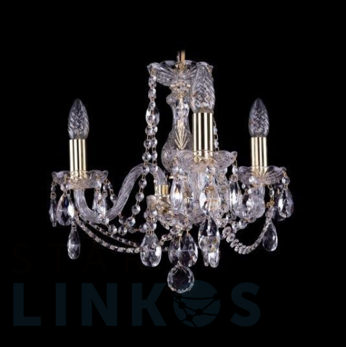 Купить Подвесная люстра Bohemia Ivele 1402/3/141 G за 17 434 руб. в Туле Купить с доставкой Подвесная люстра Bohemia Ivele 1402/3/141 G в Туле