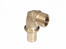Купить Угольник-переходник с наружной резьбой 20-1/2" RX+ (бронза) в Туле