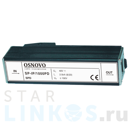 Купить Устройство грозозащиты Osnovo SP-IP/1000PD за 3 190.80 руб. в Туле Купить с доставкой Устройство грозозащиты Osnovo SP-IP/1000PD в Туле