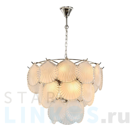 Купить Подвесная люстра iLamp Soho P2546-8 NIC за 33 390 руб. в Туле Купить с доставкой Подвесная люстра iLamp Soho P2546-8 NIC в Туле