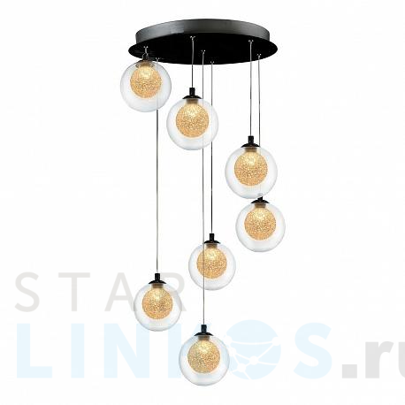 Купить Подвесная светодиодная люстра iLedex Oblivion C4457-7R CR за 30 590 руб. в Туле фото 2 Купить с доставкой Подвесная светодиодная люстра iLedex Oblivion C4457-7R CR в Туле фото 2