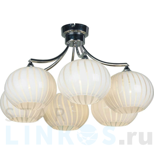 Купить Потолочная люстра Lussole Cesano GRLSF-7203-06 за 27 394 руб. в Туле Купить с доставкой Потолочная люстра Lussole Cesano GRLSF-7203-06 в Туле