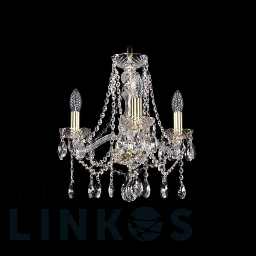 Купить Подвесная люстра Bohemia Ivele 1413/3/141 G за 20 115 руб. в Туле Купить с доставкой Подвесная люстра Bohemia Ivele 1413/3/141 G в Туле