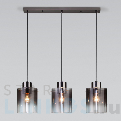 Купить с доставкой Подвесной светильник Eurosvet Trim 50227/3 дымчатый в Туле