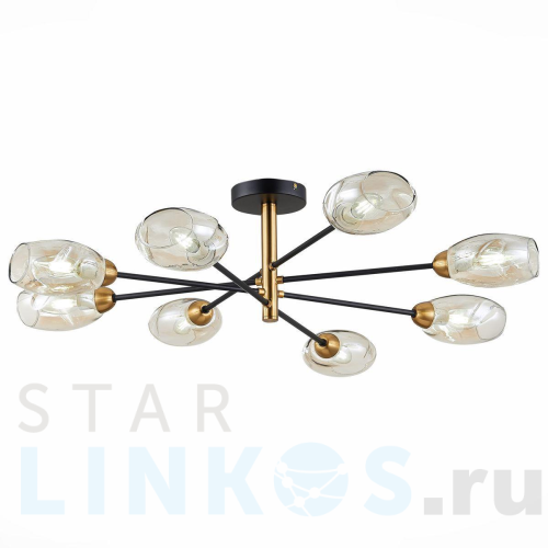 Купить Потолочная люстра Evoluce Gloa SLE155502-08 за 13 770 руб. в Туле Купить с доставкой Потолочная люстра Evoluce Gloa SLE155502-08 в Туле