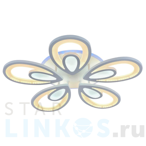 Купить Потолочная светодиодная люстра Profit Light 8007/5 WHT за 8 364 руб. в Туле Купить с доставкой Потолочная светодиодная люстра Profit Light 8007/5 WHT в Туле
