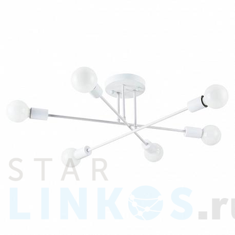 Купить Потолочная люстра Arte Lamp Alastor A5435PL-6WH за 4 990 руб. в Туле фото 2 Купить с доставкой Потолочная люстра Arte Lamp Alastor A5435PL-6WH в Туле фото 2