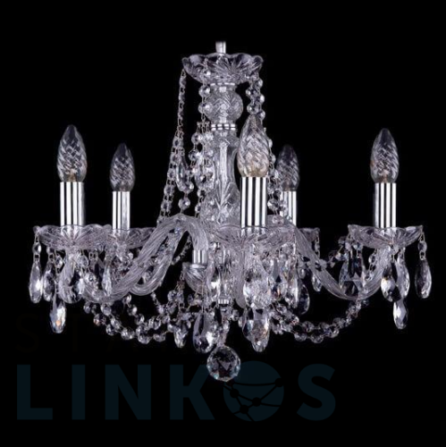 Купить Подвесная люстра Bohemia Ivele 1406/5/160 Ni за 50 708 руб. в Туле Купить с доставкой Подвесная люстра Bohemia Ivele 1406/5/160 Ni в Туле