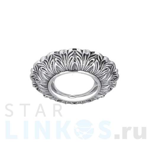 Купить с доставкой Встраиваемый светильник Gauss Antique серебро/черный CA048 в Туле