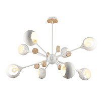 Купить Подвесная люстра IMEX MD.4902-8-S WH+WOOD в Туле