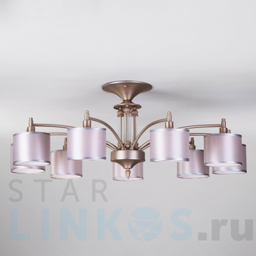 Купить Подвесная люстра Eurosvet 60080/9 сатин-никель за 25 600 руб. в Туле Купить с доставкой Подвесная люстра Eurosvet 60080/9 сатин-никель в Туле