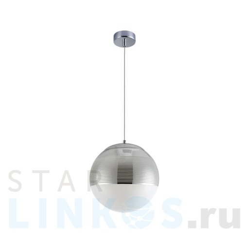 Купить Подвесной светильник Crystal Lux Optima SP1 Chrome D300 за 8 700 руб. в Туле Купить с доставкой Подвесной светильник Crystal Lux Optima SP1 Chrome D300 в Туле