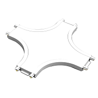 Купить Соединитель X-образный для магнитного шинопровода IMEX UT25 IL.0007.3004 WH в Туле