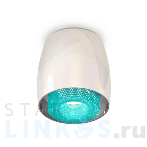 Купить с доставкой Комплект накладного светильника Ambrella light Techno Spot XS1143011 PSL/BL серебро полированное/голубой (C1143, N7194) в Туле
