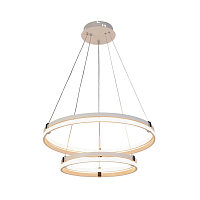 Купить Подвесная светодиодная люстра Profit Light 6038/2 WHT+CHR в Туле
