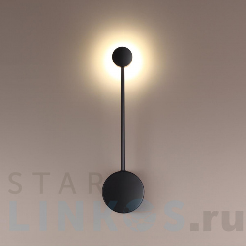 Купить с доставкой Настенный светодиодный светильник Odeon Light Hightech Satellite 3900/5WB в Туле фото 4