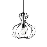 Купить Подвесной светильник Ideal Lux Ampolla-1 SP1 Nero 148502 в Туле
