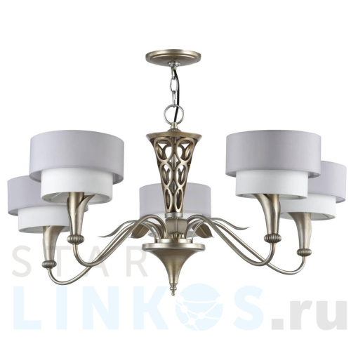 Купить Подвесная люстра Maytoni Lillian H311-05-G за 38 490 руб. в Туле Купить с доставкой Подвесная люстра Maytoni Lillian H311-05-G в Туле