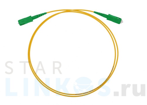 Купить Шнур оптический соединительный SC-SC/APC, SM 9/125, simplex, 2 м за 191 руб. в Туле Купить с доставкой Шнур оптический соединительный SC-SC/APC, SM 9/125, simplex, 2 м в Туле