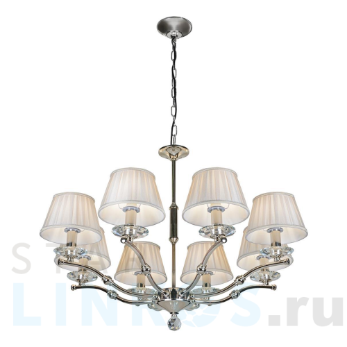 Купить Подвесная люстра iLamp Vivaldi 85125/8 CR за 55 290 руб. в Туле Купить с доставкой Подвесная люстра iLamp Vivaldi 85125/8 CR в Туле