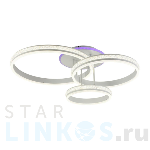 Купить Потолочная светодиодная люстра Profit Light 6004/3 WHT за 15 623 руб. в Туле Купить с доставкой Потолочная светодиодная люстра Profit Light 6004/3 WHT в Туле