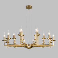 Купить Подвесная люстра Eurosvet Cariso 60150/18 латунь в Туле