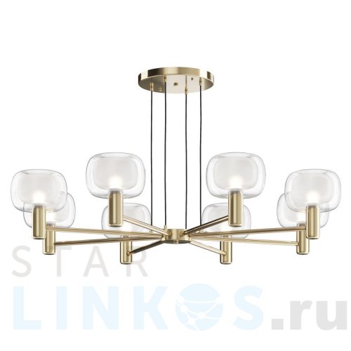 Купить Подвесная люстра Maytoni Vision MOD411PL-08G за 59 290 руб. в Туле Купить с доставкой Подвесная люстра Maytoni Vision MOD411PL-08G в Туле