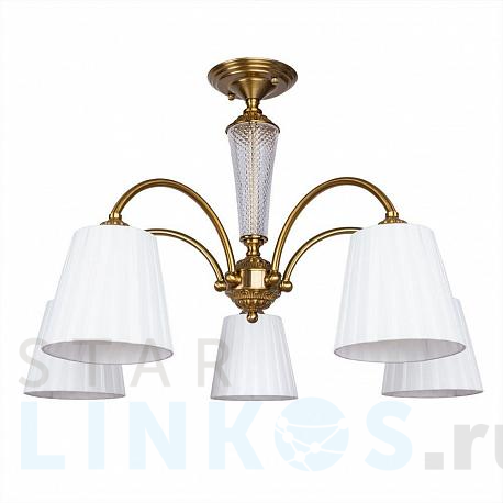 Купить Потолочная люстра Arte Lamp Gracie A7301PL-5PB за 11 990 руб. в Туле фото 2 Купить с доставкой Потолочная люстра Arte Lamp Gracie A7301PL-5PB в Туле фото 2