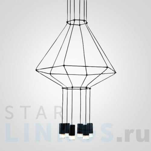 Купить Подвесная люстра Imperium Loft Vibia Wireflow 84532-22 за 25 350 руб. в Туле Купить с доставкой Подвесная люстра Imperium Loft Vibia Wireflow 84532-22 в Туле