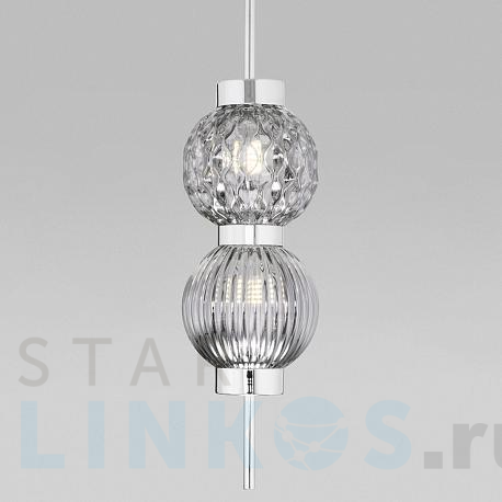 Купить Подвесной светильник Eurosvet Plaza 50186/2 хром за 12 400 руб. в Туле фото 2 Купить с доставкой Подвесной светильник Eurosvet Plaza 50186/2 хром в Туле фото 2