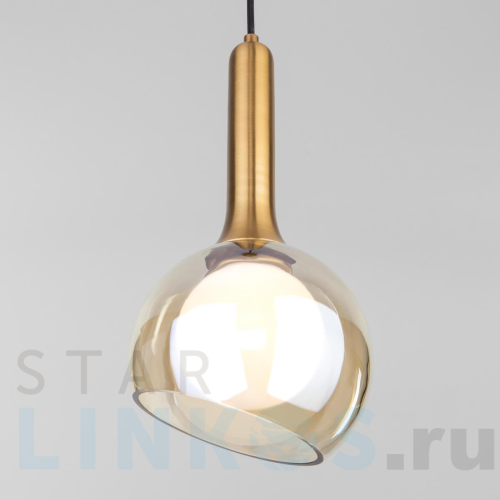 Купить Подвесной светильник Eurosvet Fantasy 50188/1 янтарный за 7 840 руб. в Туле Купить с доставкой Подвесной светильник Eurosvet Fantasy 50188/1 янтарный в Туле