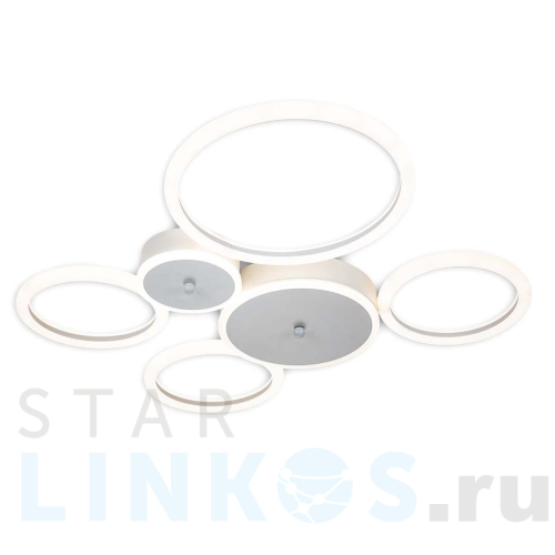 Купить Потолочная светодиодная люстра Escada Saturn 10268/6LED White за 19 550 руб. в Туле Купить с доставкой Потолочная светодиодная люстра Escada Saturn 10268/6LED White в Туле