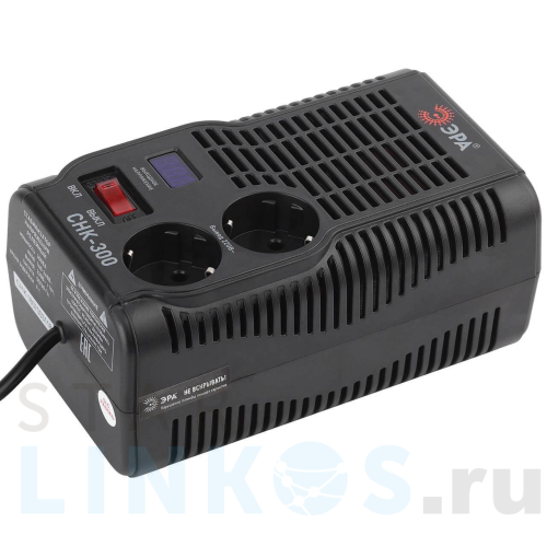 Купить Стабилизатор напряжения ЭРА СНК-300 Б0031555 за 3 226 руб. в Туле Купить с доставкой Стабилизатор напряжения ЭРА СНК-300 Б0031555 в Туле