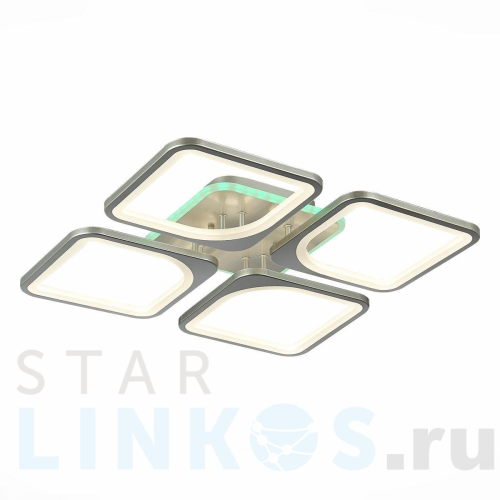 Купить Потолочная светодиодная люстра Evoled Valenta SLE500492-04RGB за 8 830 руб. в Туле Купить с доставкой Потолочная светодиодная люстра Evoled Valenta SLE500492-04RGB в Туле