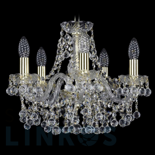 Купить Подвесная люстра Bohemia Ivele 1409/5/141 G за 24 213 руб. в Туле Купить с доставкой Подвесная люстра Bohemia Ivele 1409/5/141 G в Туле