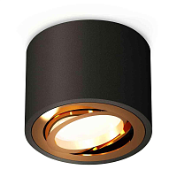 Купить Комплект накладного светильника Ambrella light Techno Spot XS7511004 SBK/PYG черный песок/золото желтое полированное (C7511, N7004) в Туле
