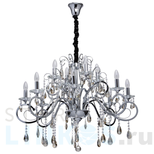 Купить с доставкой Подвесная люстра Chiaro Сюзанна 458011012 в Туле