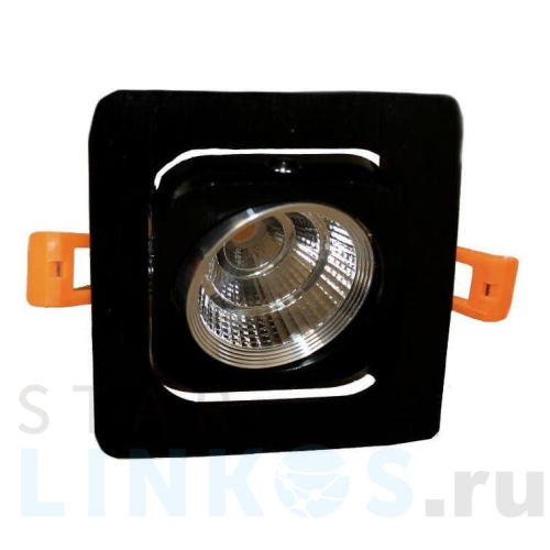 Купить с доставкой Встраиваемый светодиодный светильник Lumina Deco Fostis LDC 8064-7W BK в Туле