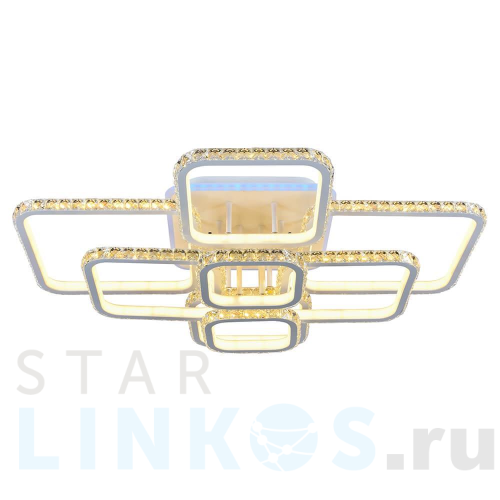 Купить Потолочная светодиодная люстра Profit Light 8088/8 WHT за 16 626 руб. в Туле Купить с доставкой Потолочная светодиодная люстра Profit Light 8088/8 WHT в Туле