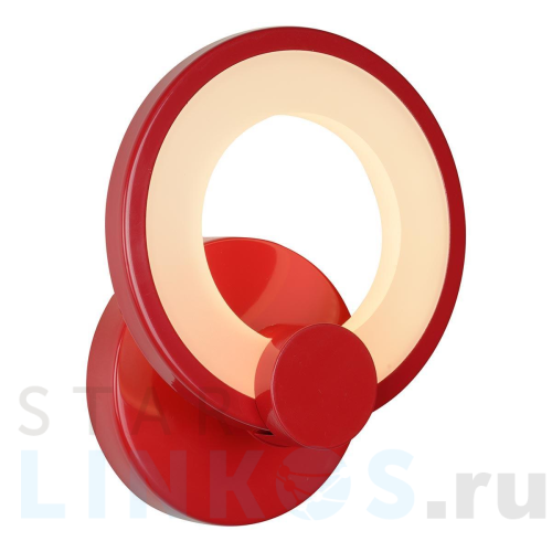 Купить с доставкой Настенный светильник iLedex Ring A001/1 Red в Туле