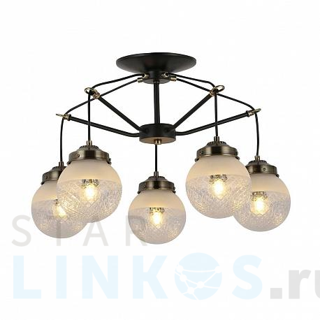 Купить Потолочная люстра Evoluce Stricce SLE110302-05 за 10 670 руб. в Туле фото 2 Купить с доставкой Потолочная люстра Evoluce Stricce SLE110302-05 в Туле фото 2