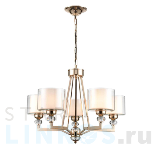 Купить Подвесная люстра Vele Luce Lotus VL1054L05 за 56 850 руб. в Туле Купить с доставкой Подвесная люстра Vele Luce Lotus VL1054L05 в Туле