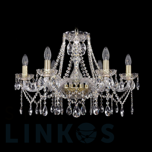 Купить с доставкой Подвесная люстра Bohemia Ivele 1413/6/220 G в Туле