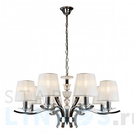 Купить Подвесная люстра iLamp Omega RM5231/8CR за 38 190 руб. в Туле фото 2 Купить с доставкой Подвесная люстра iLamp Omega RM5231/8CR в Туле фото 2