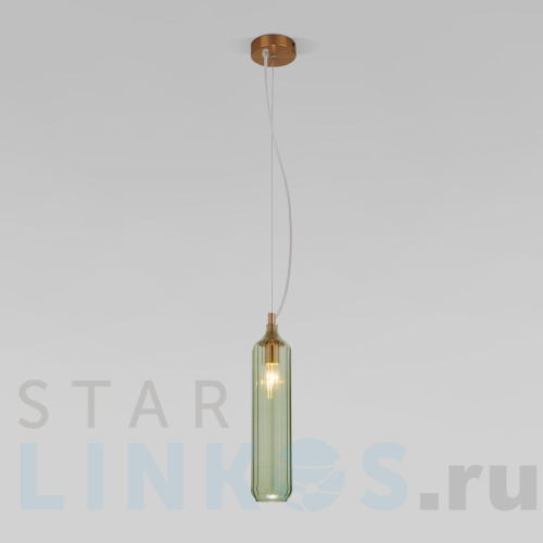 Купить Подвесной светильник Eurosvet Siesta 50252/1 зеленый за 7 480 руб. в Туле Купить с доставкой Подвесной светильник Eurosvet Siesta 50252/1 зеленый в Туле