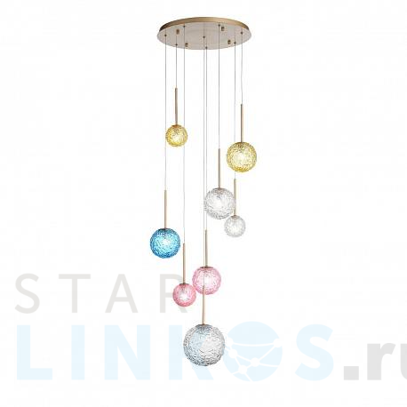 Купить Подвесная люстра ST Luce Arcobalino SL1152.253.08 за 61 570 руб. в Туле фото 2 Купить с доставкой Подвесная люстра ST Luce Arcobalino SL1152.253.08 в Туле фото 2