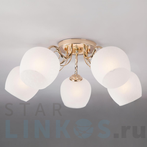 Купить Потолочный светильник Eurosvet 30138/5 золото за 6 930 руб. в Туле Купить с доставкой Потолочный светильник Eurosvet 30138/5 золото в Туле